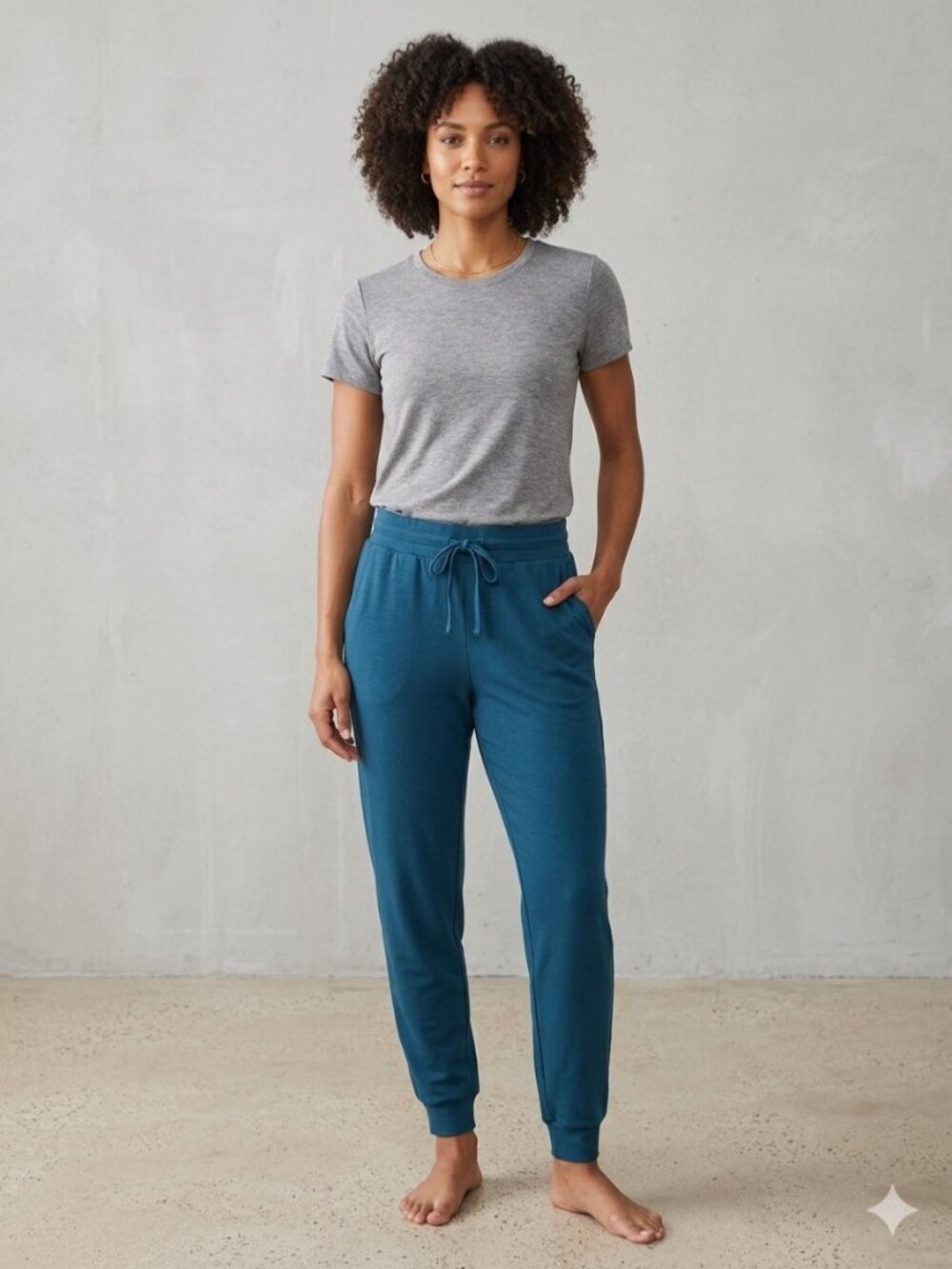 Makers Market Ribbed Joggers Teal Size XXL Athletic Casual Athleisure Workout
